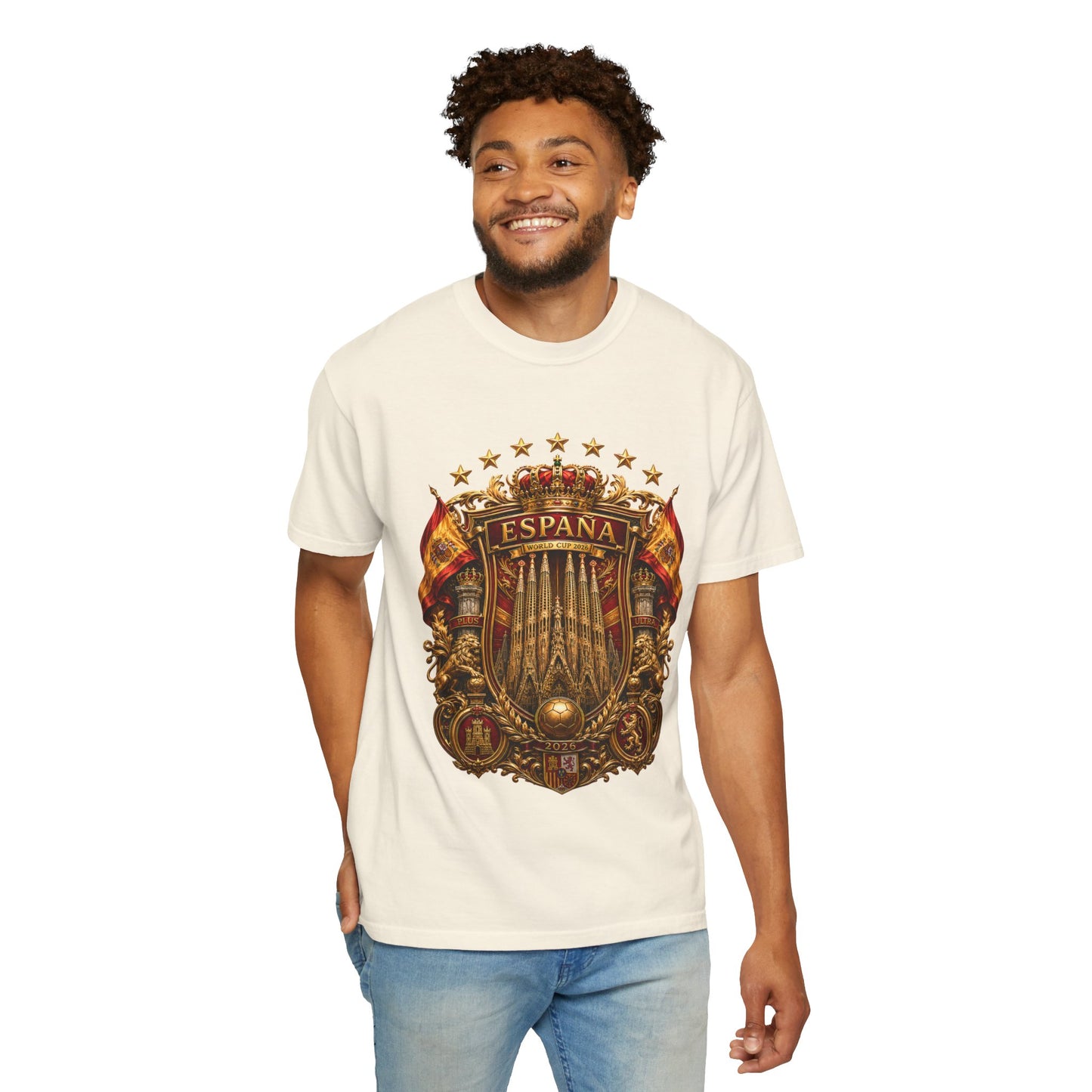 Spain Football World Cup 2026 'Catedral Imperial' Heritage Shield | Premium Graphic Tee