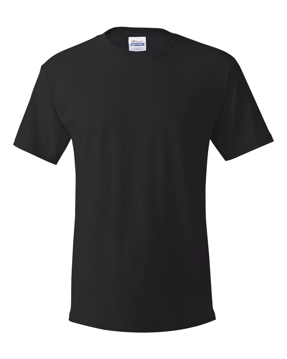 Hanes Men's ComfortSoft Short Sleeve T-Shirt (12 Pack), Black, Large