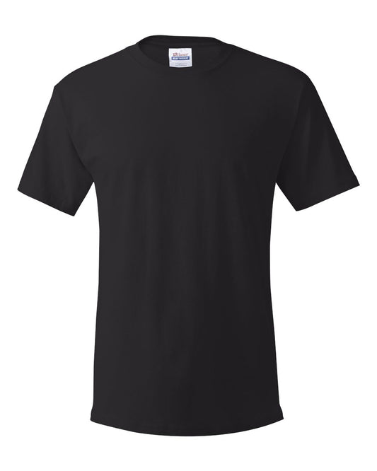 Hanes Men's ComfortSoft Short Sleeve T-Shirt (12 Pack), Black, X-Large