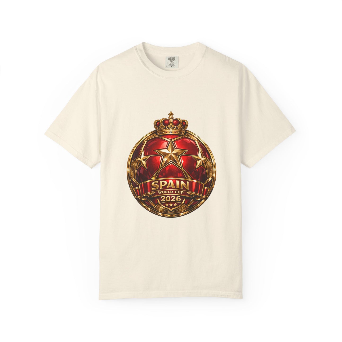 Spain Football World Cup 2026 'Estrella de Campeón' Round Medallion | Premium Graphic Tee