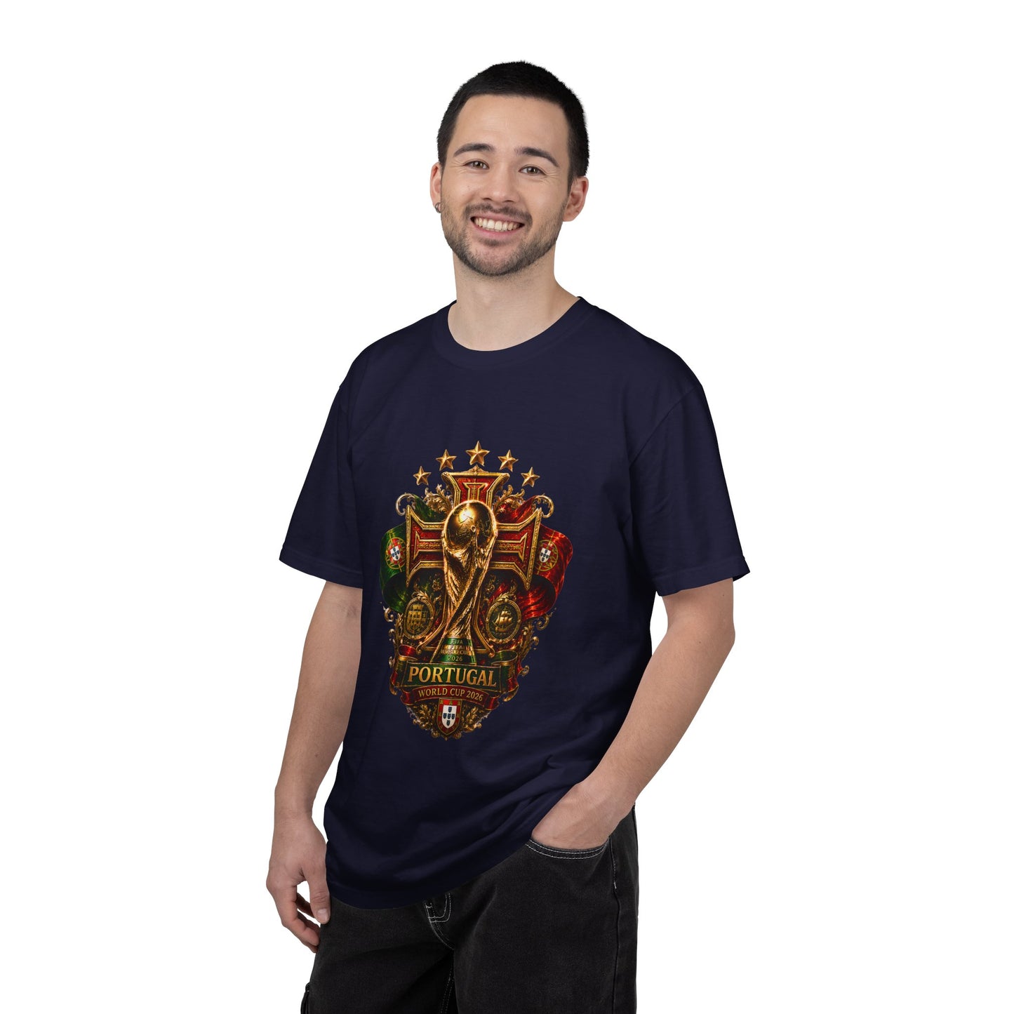 Portugal Football World Cup 2026 Sovereign Shield Crest – Imperial Glory | Premium Summer Tee
