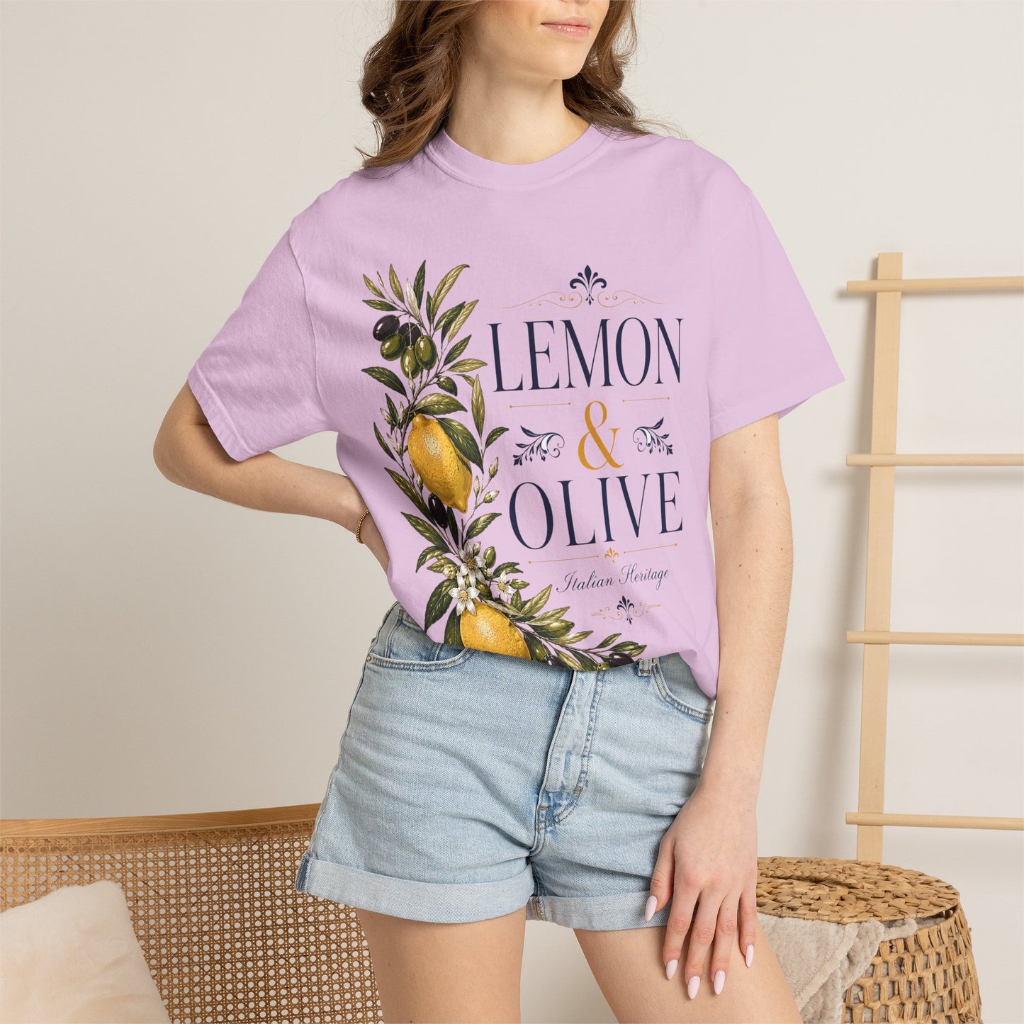 Lemon & Olive – Italian Heritage | Premium Graphic Tee