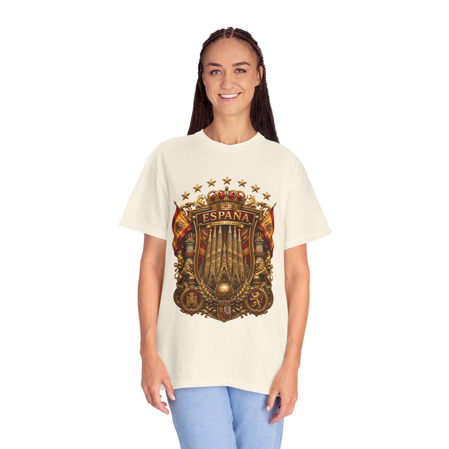 Spain Football World Cup 2026 'Catedral Imperial' Heritage Shield | Premium Graphic Tee