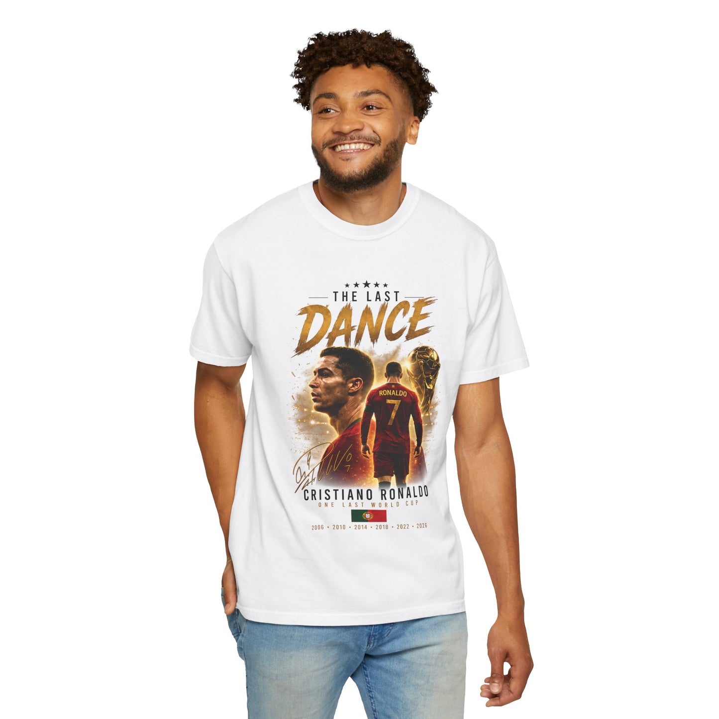 Cristiano Ronaldo Last Dance T-Shirt | CR7 World Cup 2026 Portugal Soccer Fan Gift | Legends Never Retire, T Shirts PNG