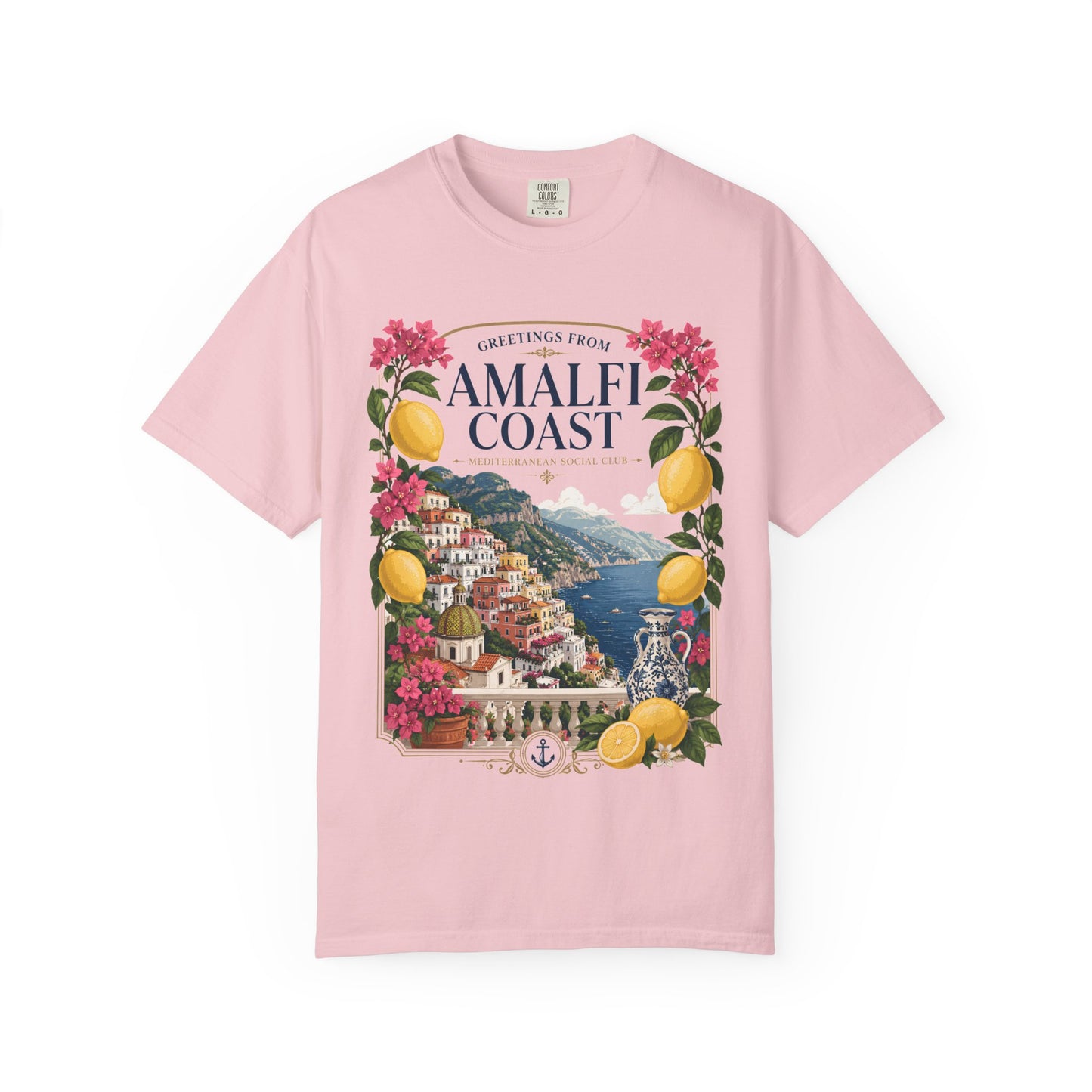 Greetings From Amalfi Coast – Mediterranean Social Club | Summer Tee