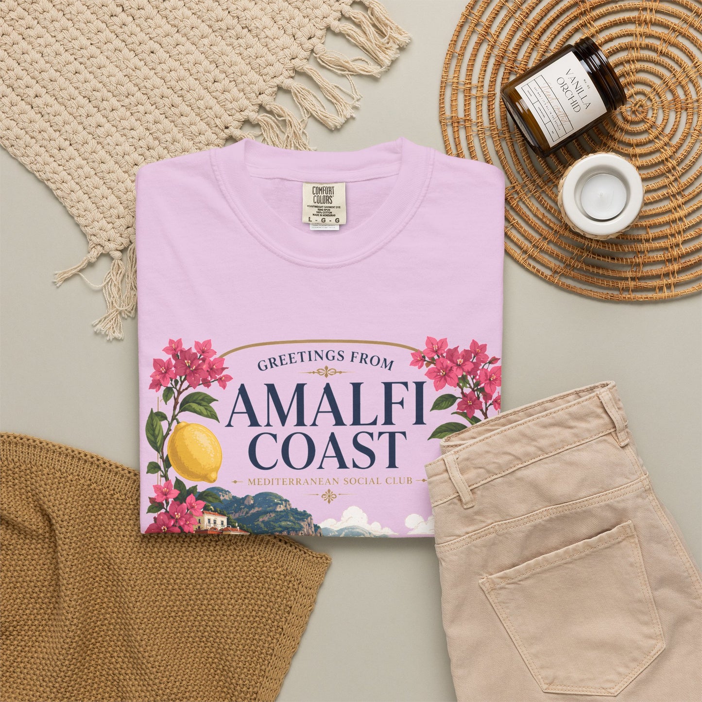Greetings From Amalfi Coast – Mediterranean Social Club | Summer Tee