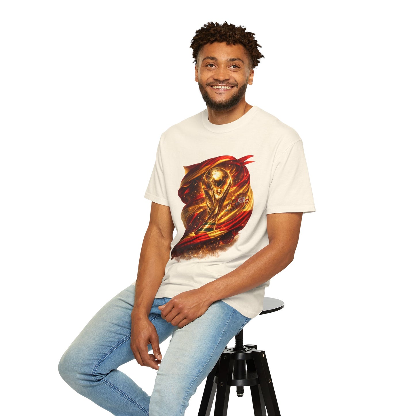 Spain Football World Cup 2026 'Resplandor Eterno' Shrouded Trophy | Premium Graphic Tee