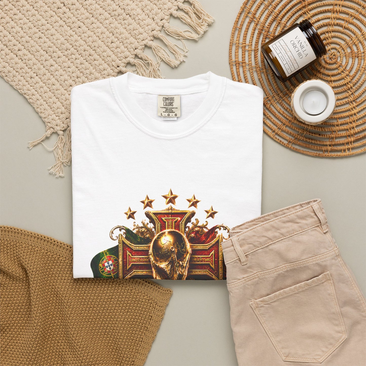 Portugal Football World Cup 2026 Sovereign Shield Crest – Imperial Glory | Premium Summer Tee