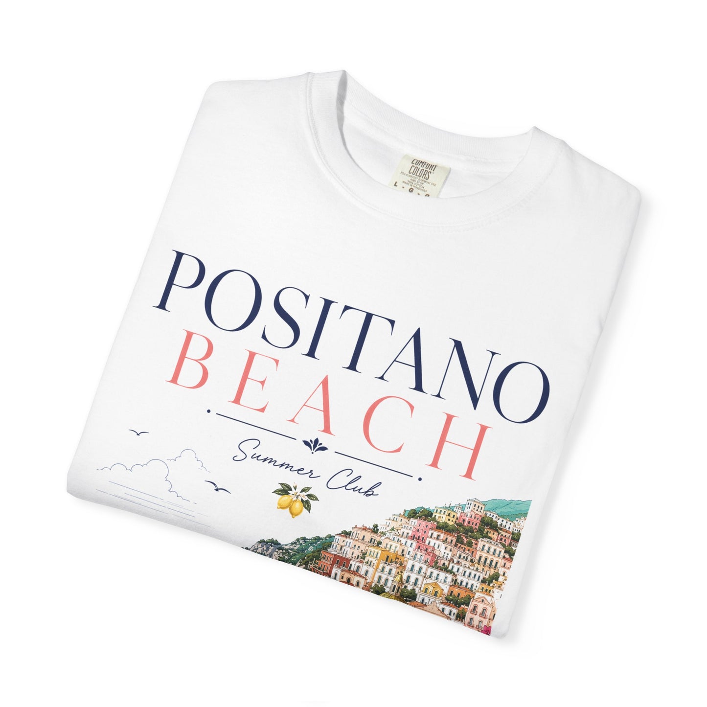 Positano Beach – Summer Club | Premium Vintage Tee
