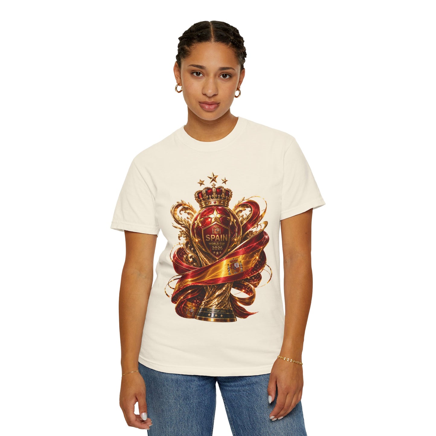 Spain Football World Cup 2026 'Crowned Glory' Imperial Trophy | Premium Graphic Tee