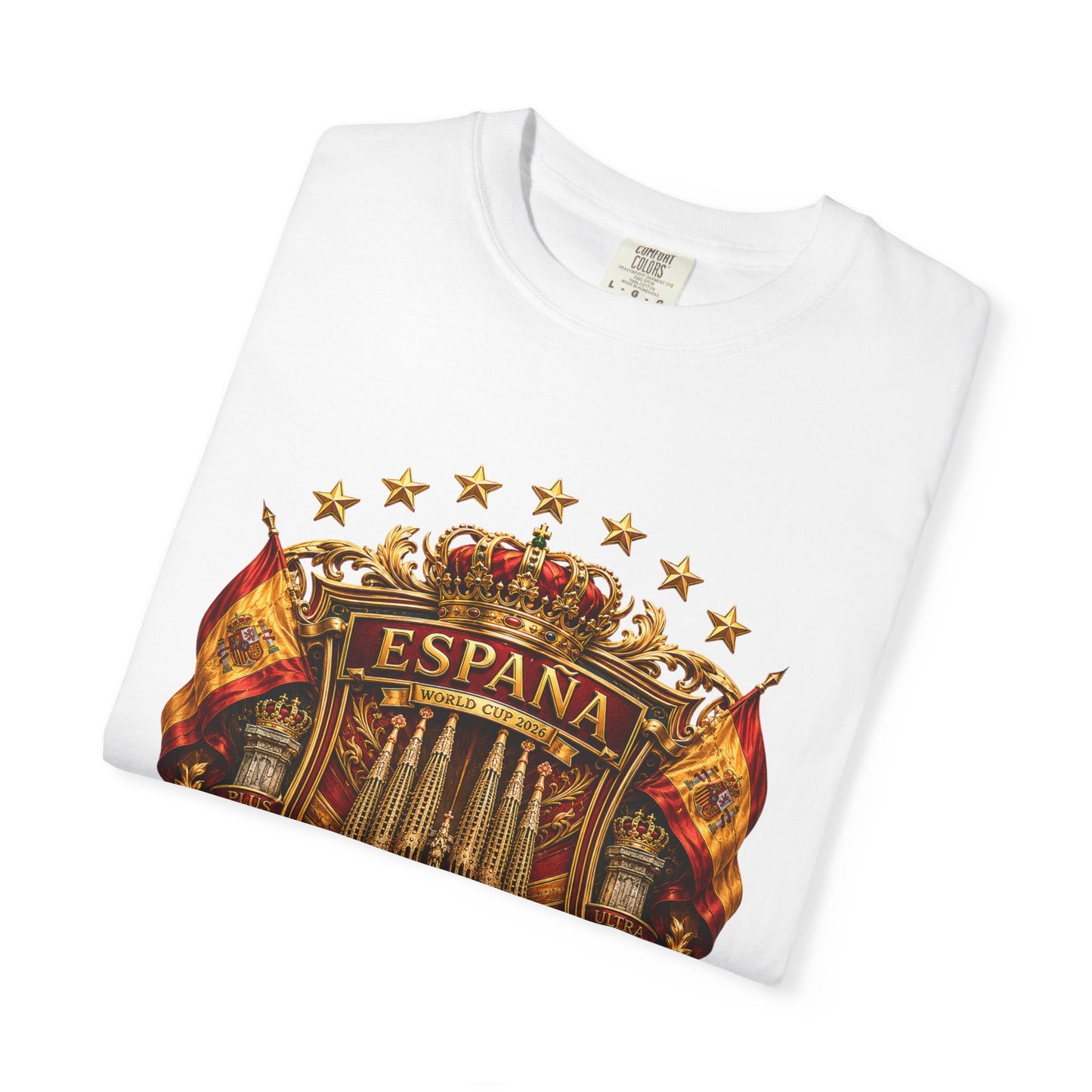 Spain Football World Cup 2026 'Catedral Imperial' Heritage Shield | Premium Graphic Tee