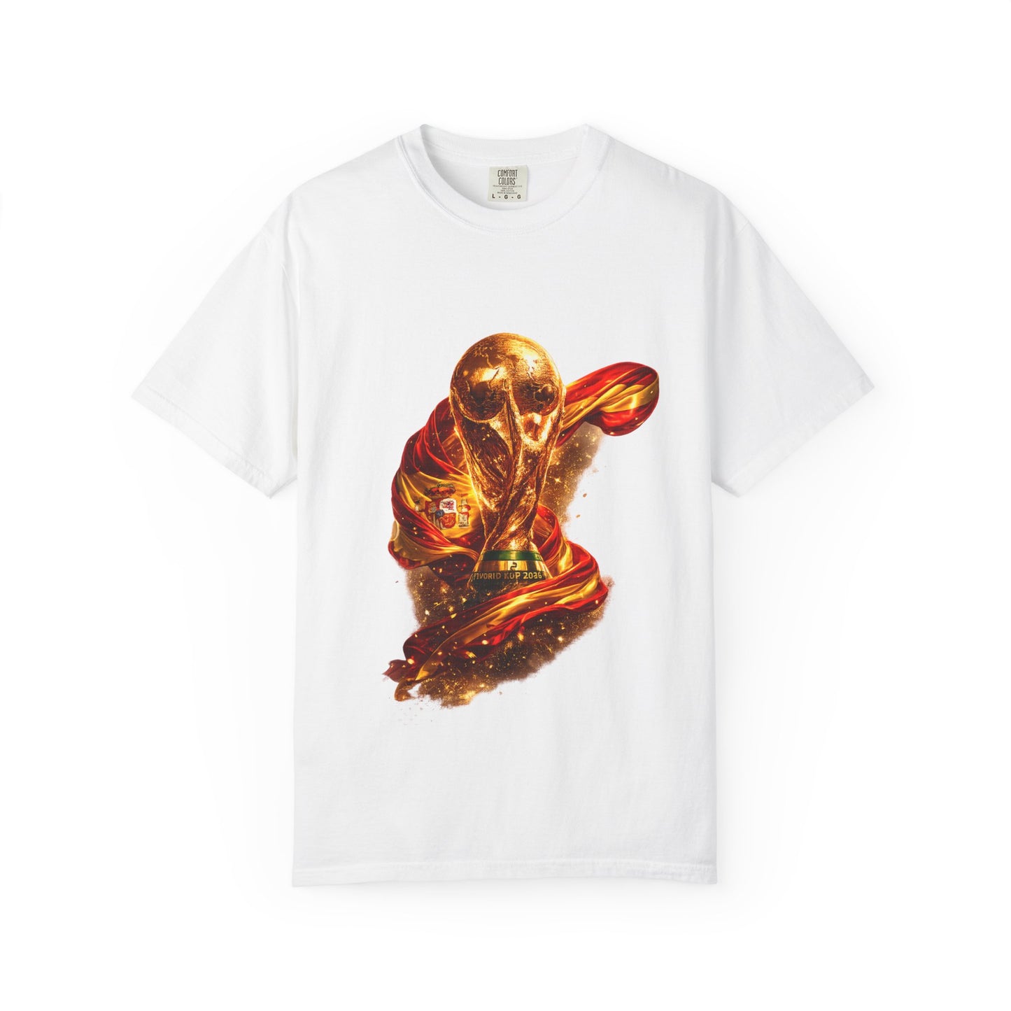 Spain Football 'Furia Roja' Wrapped Trophy Emblem | Premium Graphic Tee