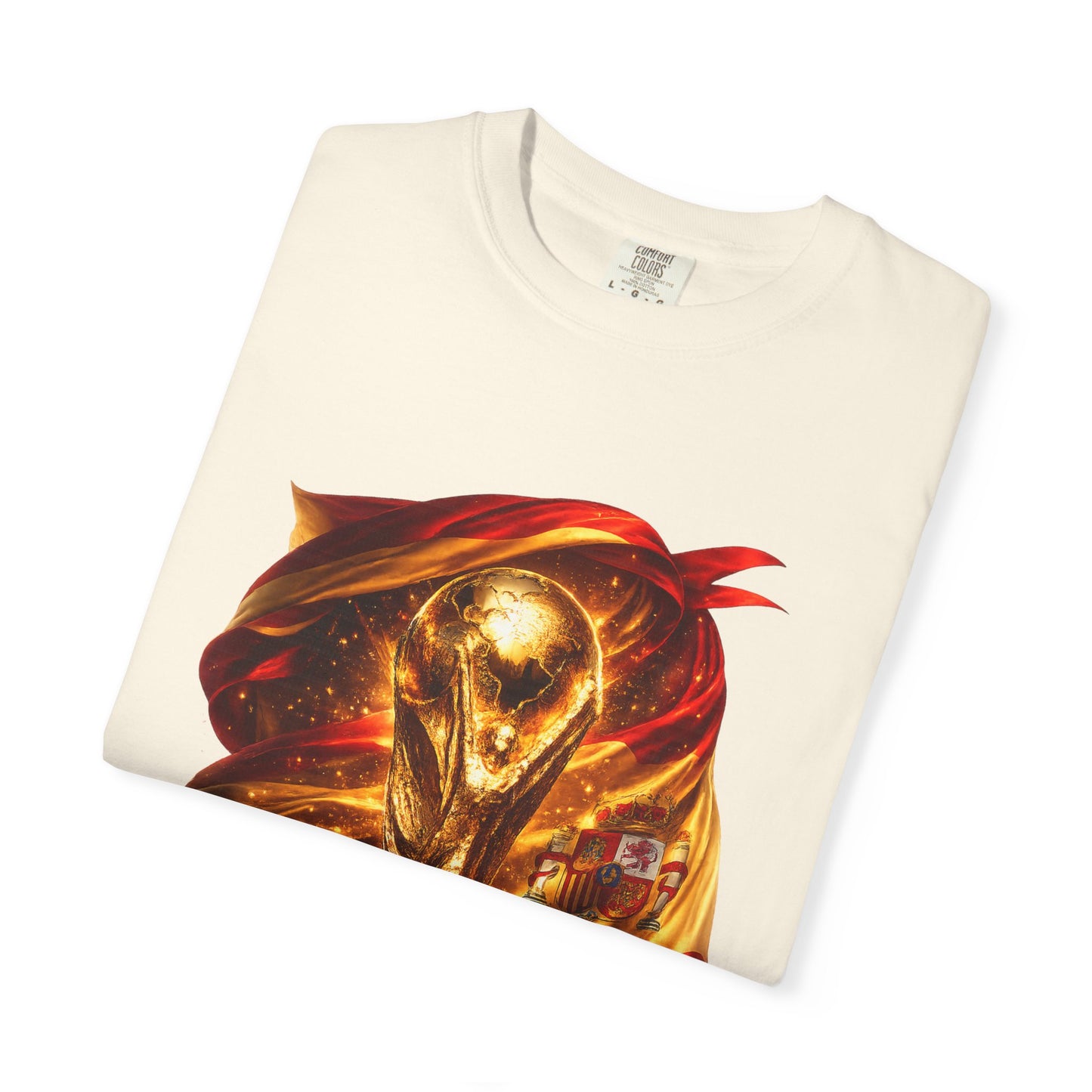 Spain Football World Cup 2026 'Resplandor Eterno' Shrouded Trophy | Premium Graphic Tee
