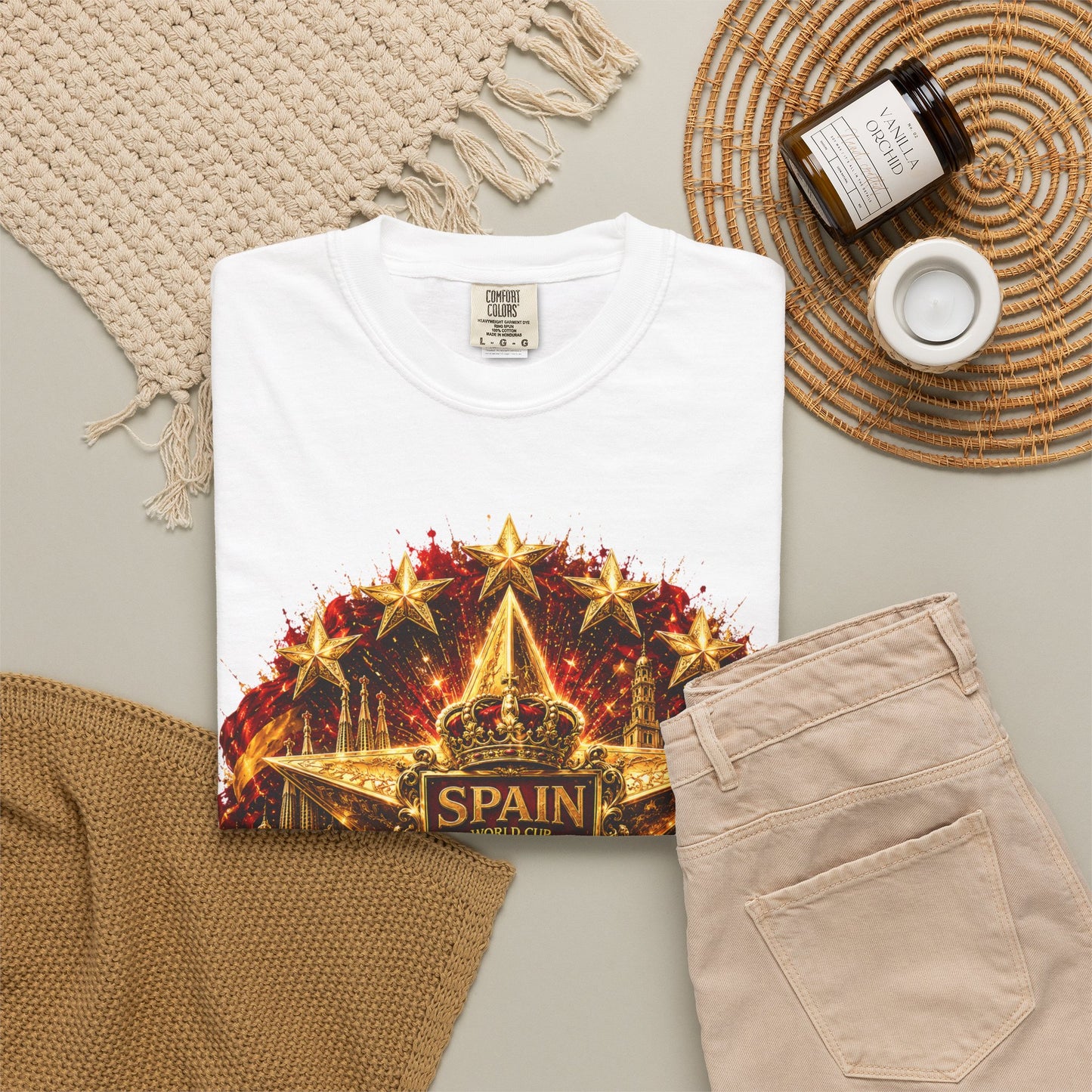 Spain Football World Cup 2026 'Estrella Sagrada' Epic Championship | Premium Graphic Tee