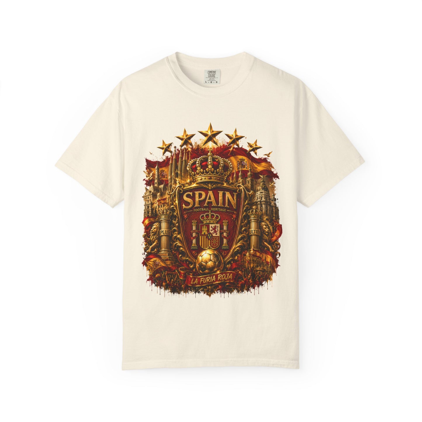 Spain Football 'Heritage Imperial' Epic Championship Shield | Premium Graphic Tee