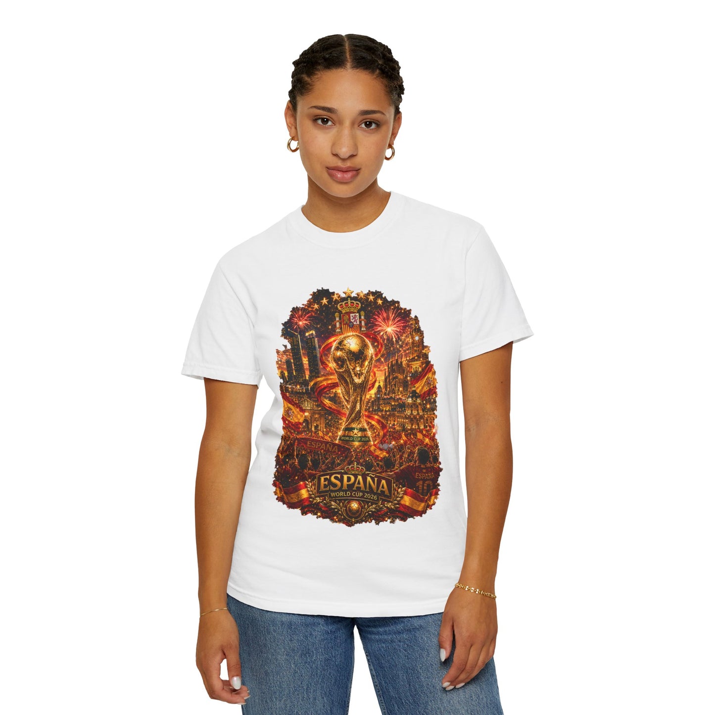 Spain Football World Cup 2026 'Fiesta de Oro' Ultimate Fan Celebration | Premium Graphic Tee