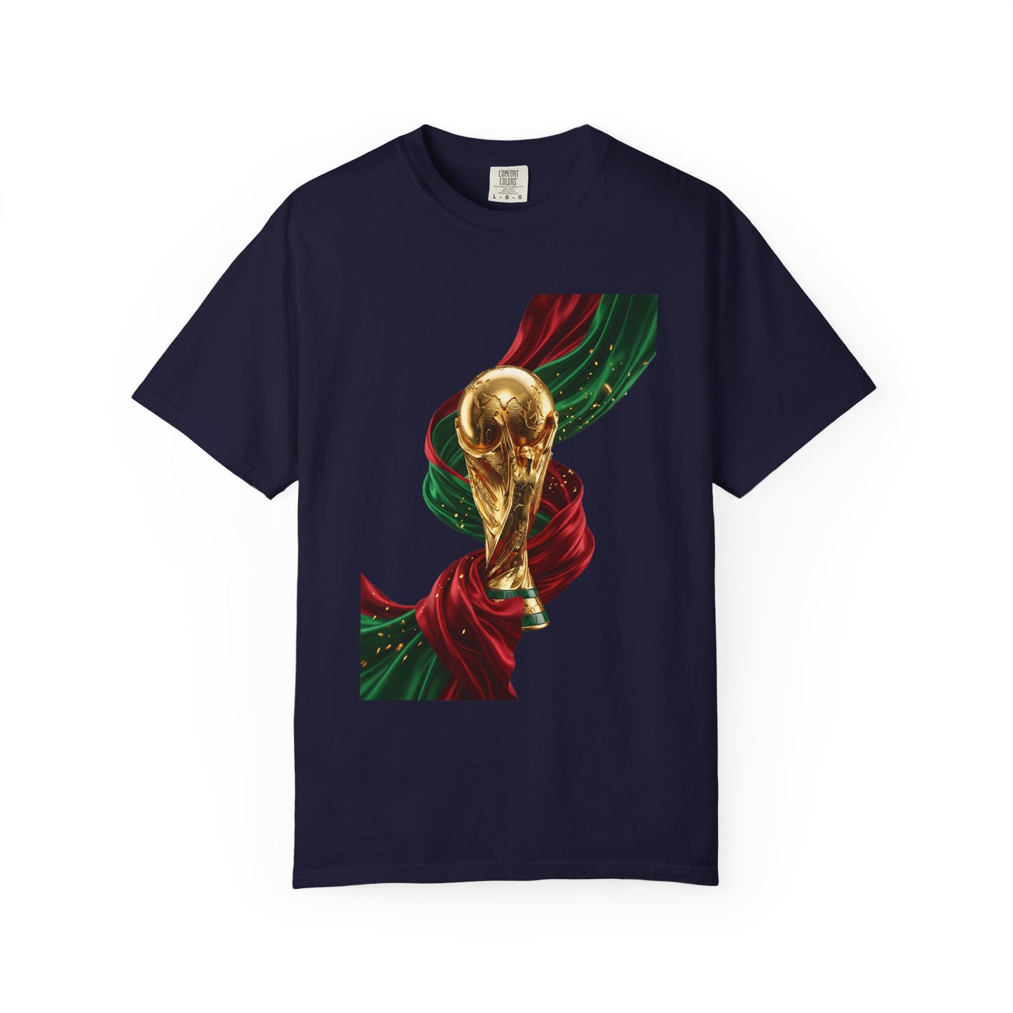 Portugal Football 'Onda de Glória' Dynamic Ribbon Trophy | Premium Graphic Tee