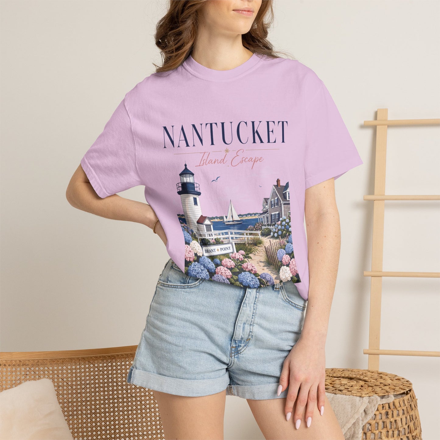 Nantucket Island Escape – Brant Point | Premium Summer Tee