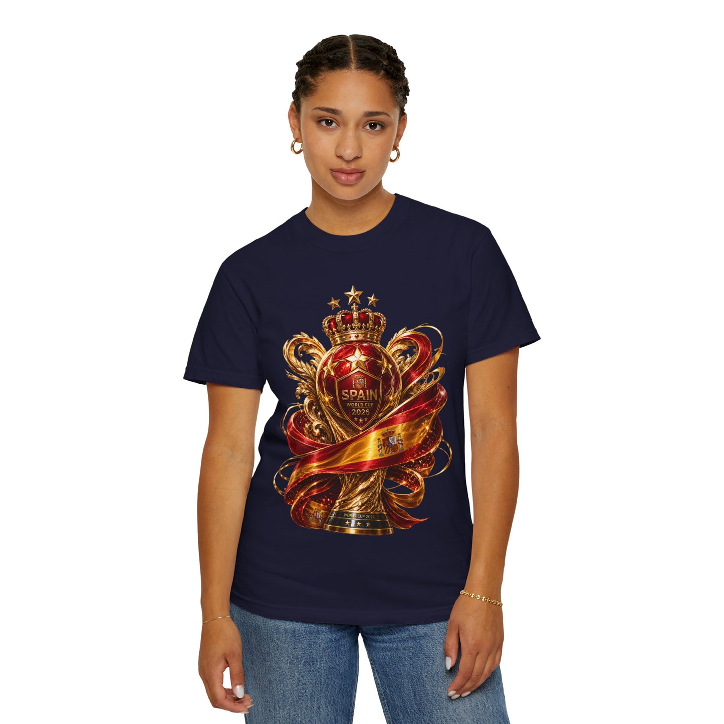 Spain Football World Cup 2026 'Crowned Glory' Imperial Trophy | Premium Graphic Tee