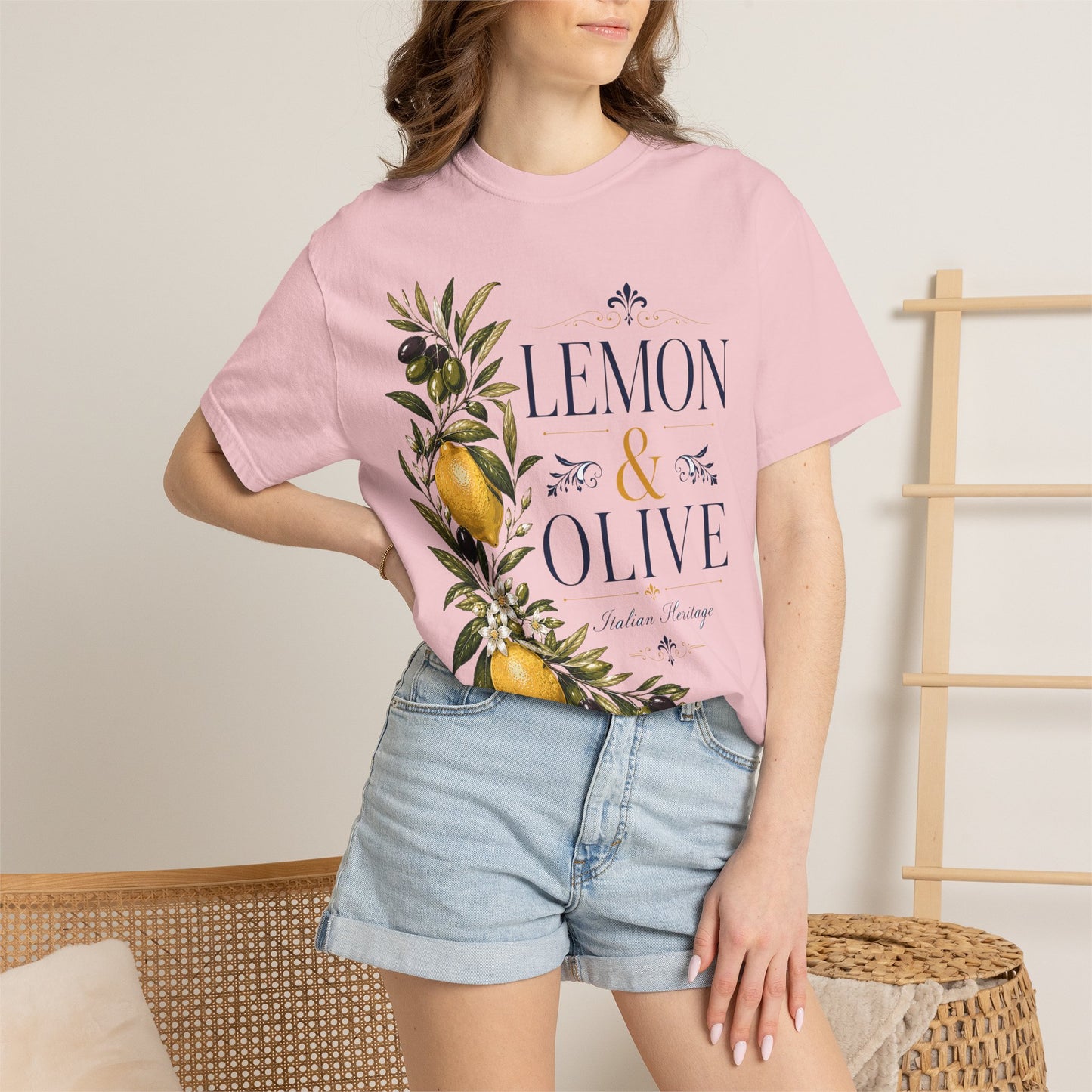 Lemon & Olive – Italian Heritage | Premium Graphic Tee