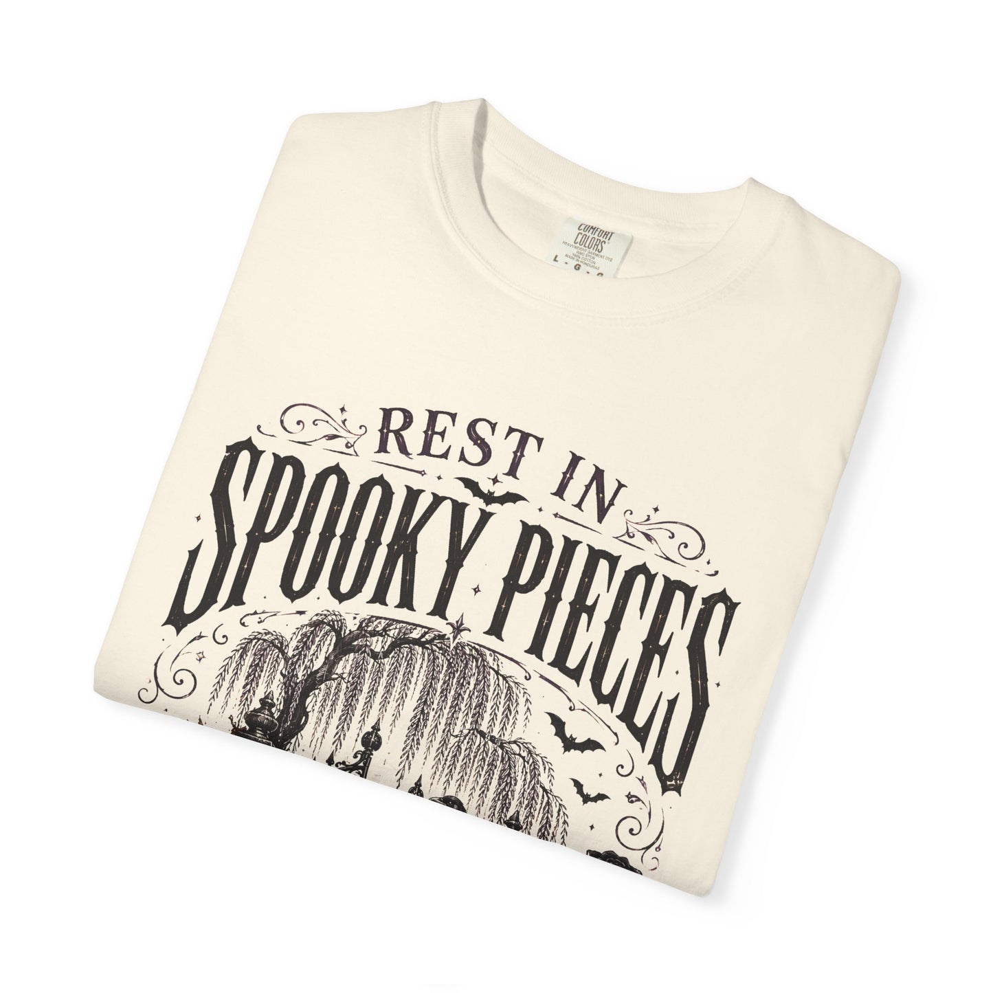 Rest In Spooky Pieces Graveyard Gothic Halloween | Premium Graphic Tee