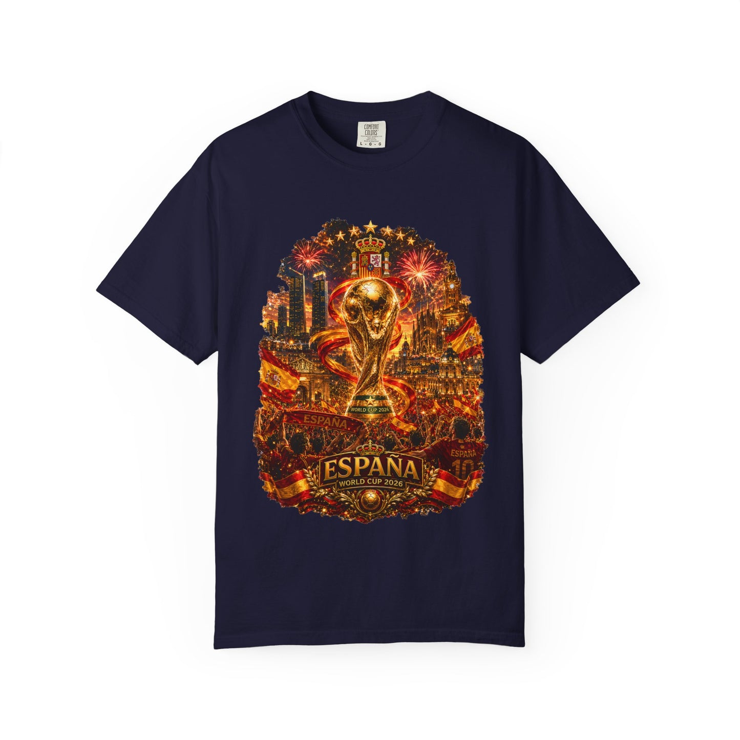 Spain Football World Cup 2026 'Fiesta de Oro' Ultimate Fan Celebration | Premium Graphic Tee