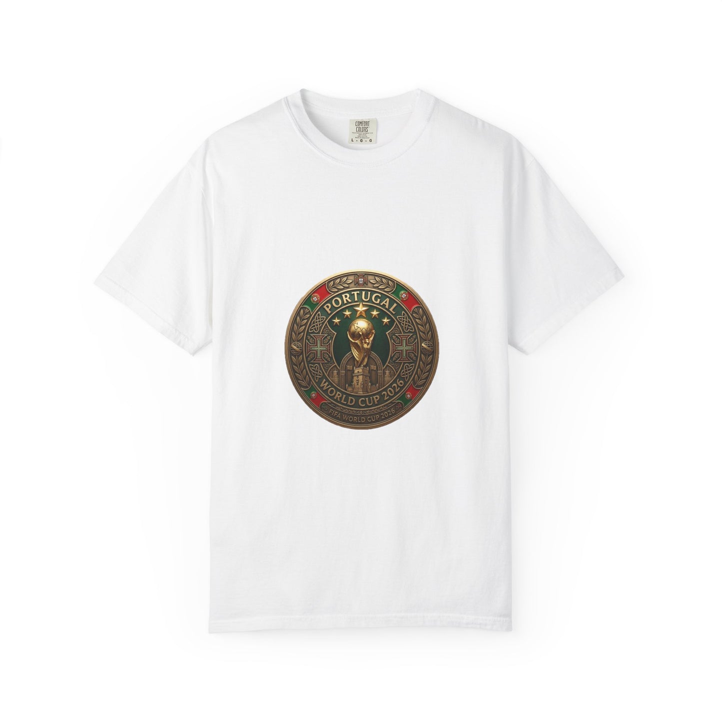 Portugal Football World Cup 2026 'Medalha de Honra' Round Medallion | Premium Graphic Tee