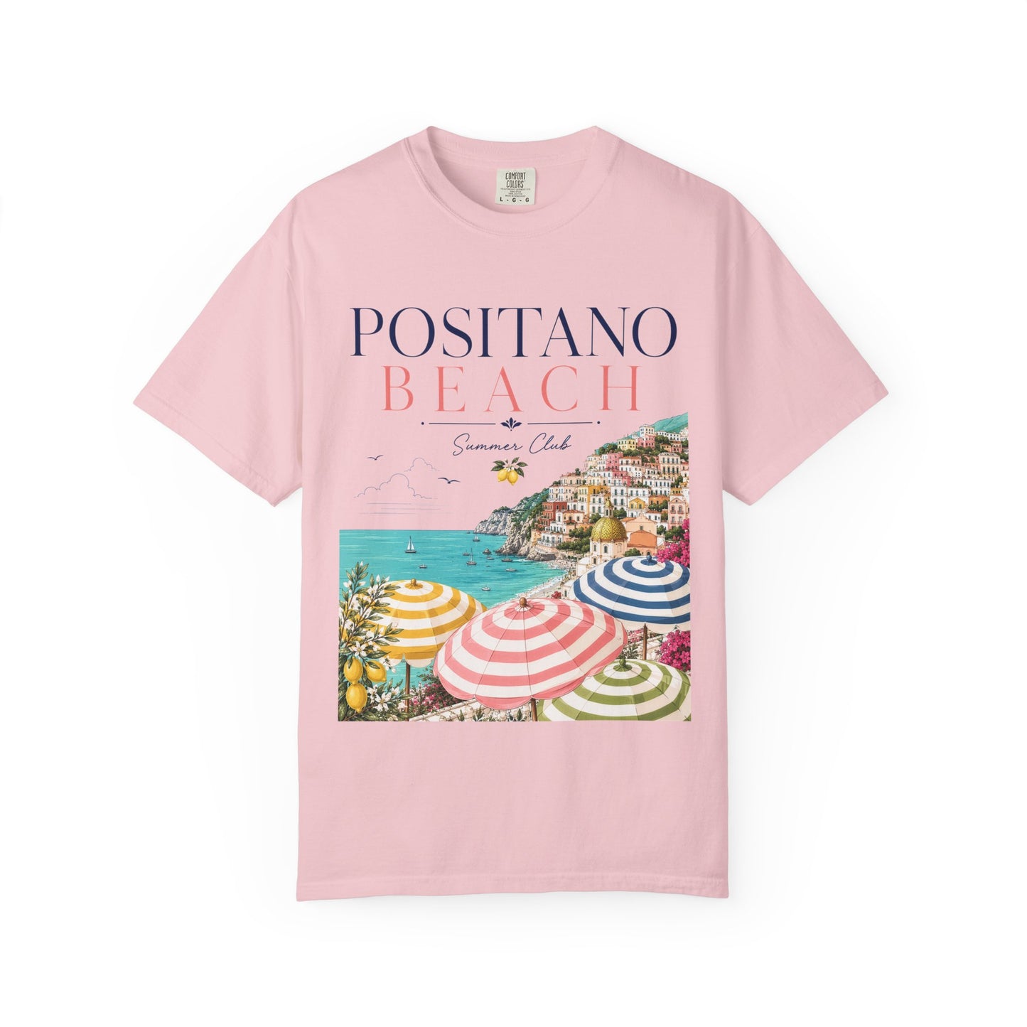 Positano Beach – Summer Club | Premium Vintage Tee
