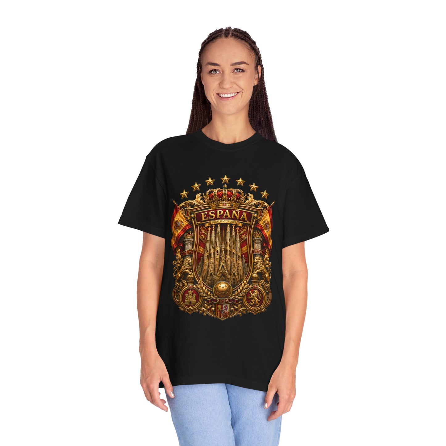 Spain Football World Cup 2026 'Catedral Imperial' Heritage Shield | Premium Graphic Tee