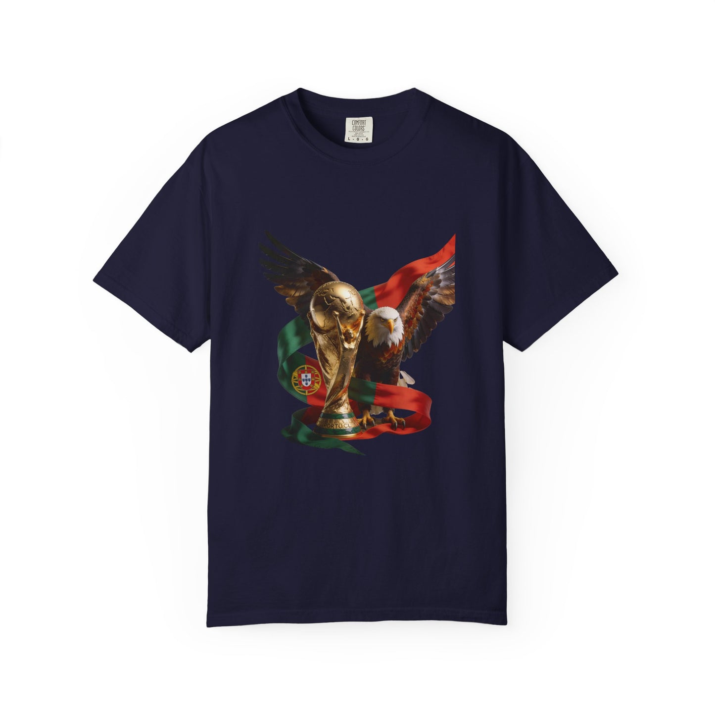 Portugal Football 'Asas da Vitória' Guardian Eagle & Trophy | Premium Graphic Tee
