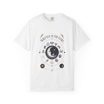 Written In The Stars Astrology Zodiac Wheel Halloween | Premium Graphic Tee