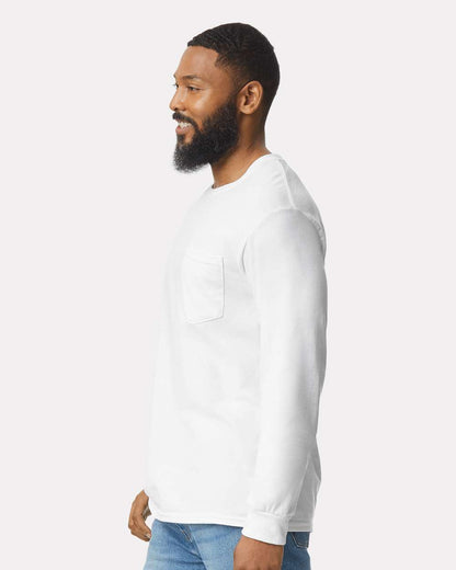 Unisex Ultra CottonÂ® Long Sleeve Pocket T-Shirt