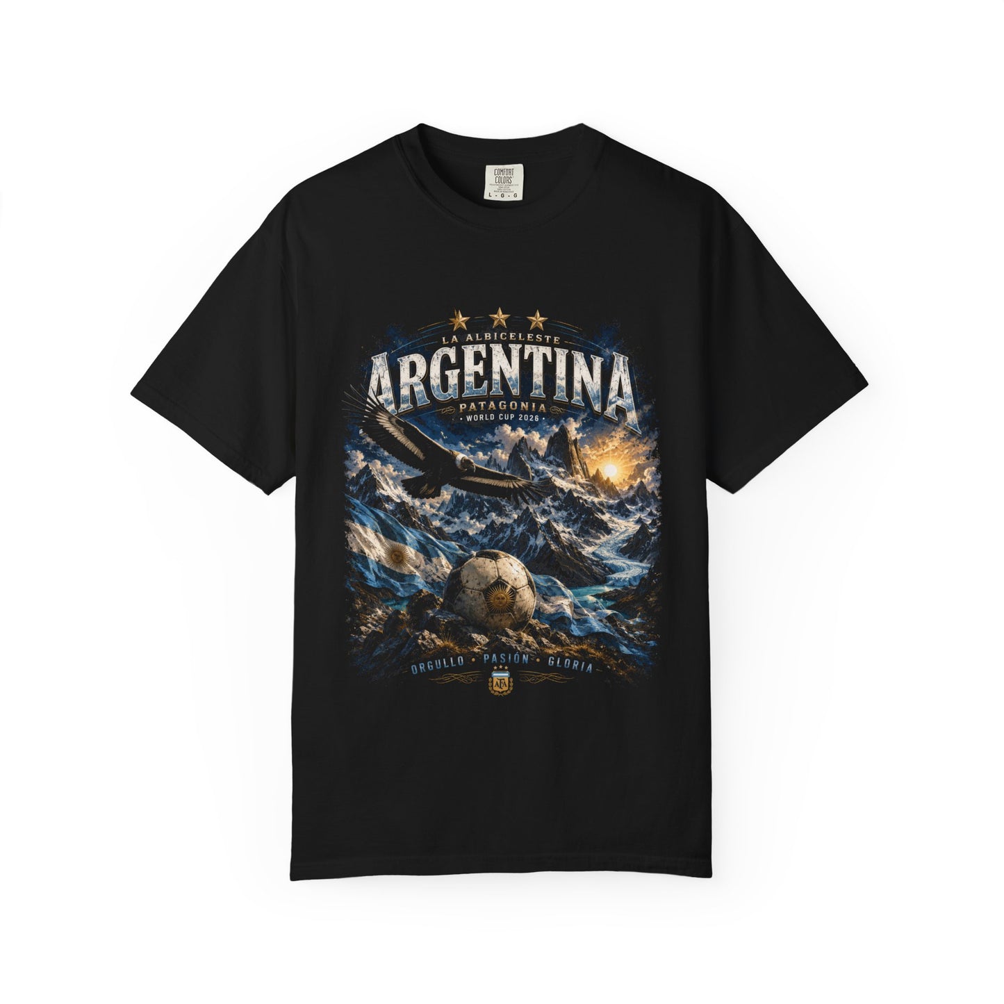 Argentina Patagonia Condor PNG | La Albiceleste World Cup 2026 Soccer Graphic Design File | AFA Fan Shirt
