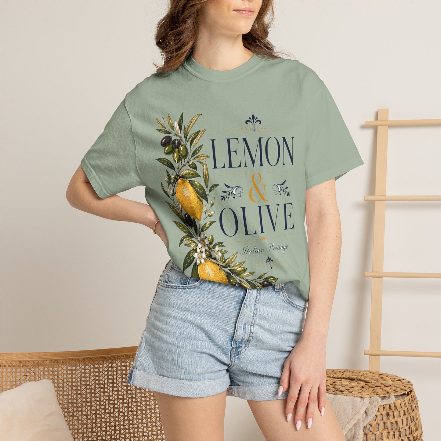 Lemon & Olive – Italian Heritage | Premium Graphic Tee