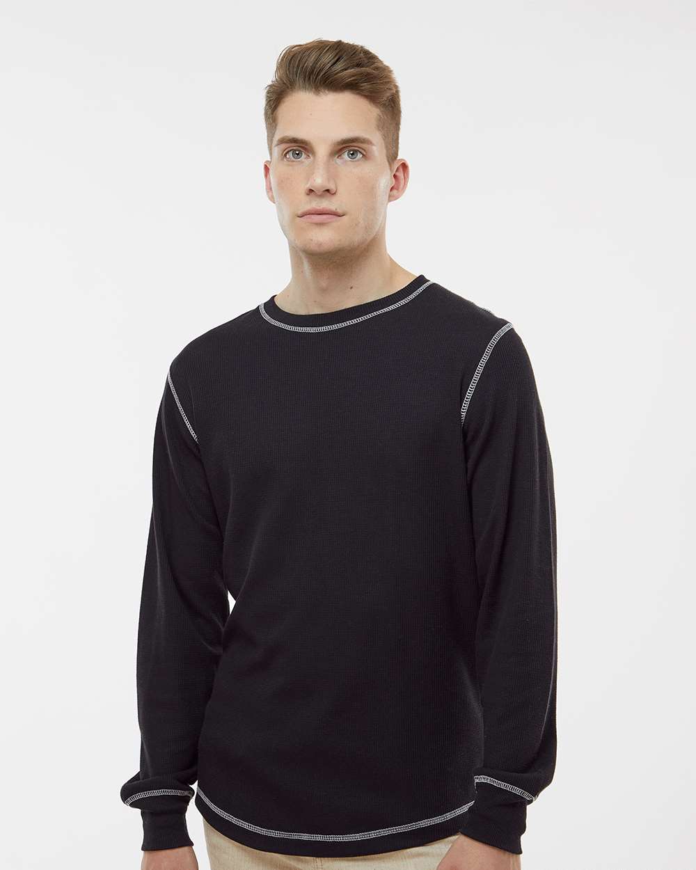 Men's Vintage Thermal Long Sleeve T-Shirt