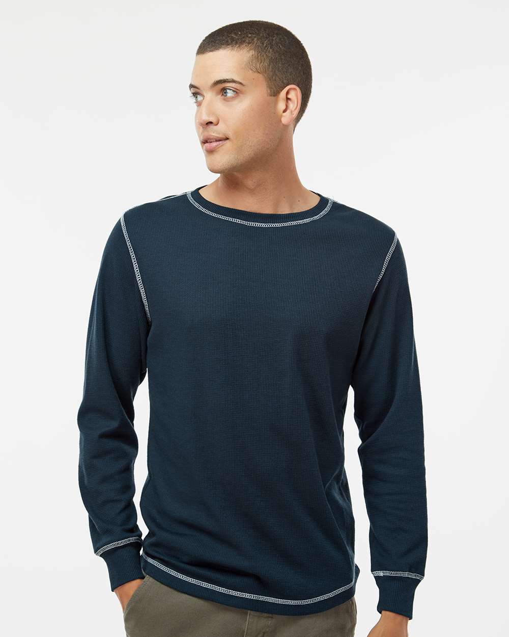 Men's Vintage Thermal Long Sleeve T-Shirt