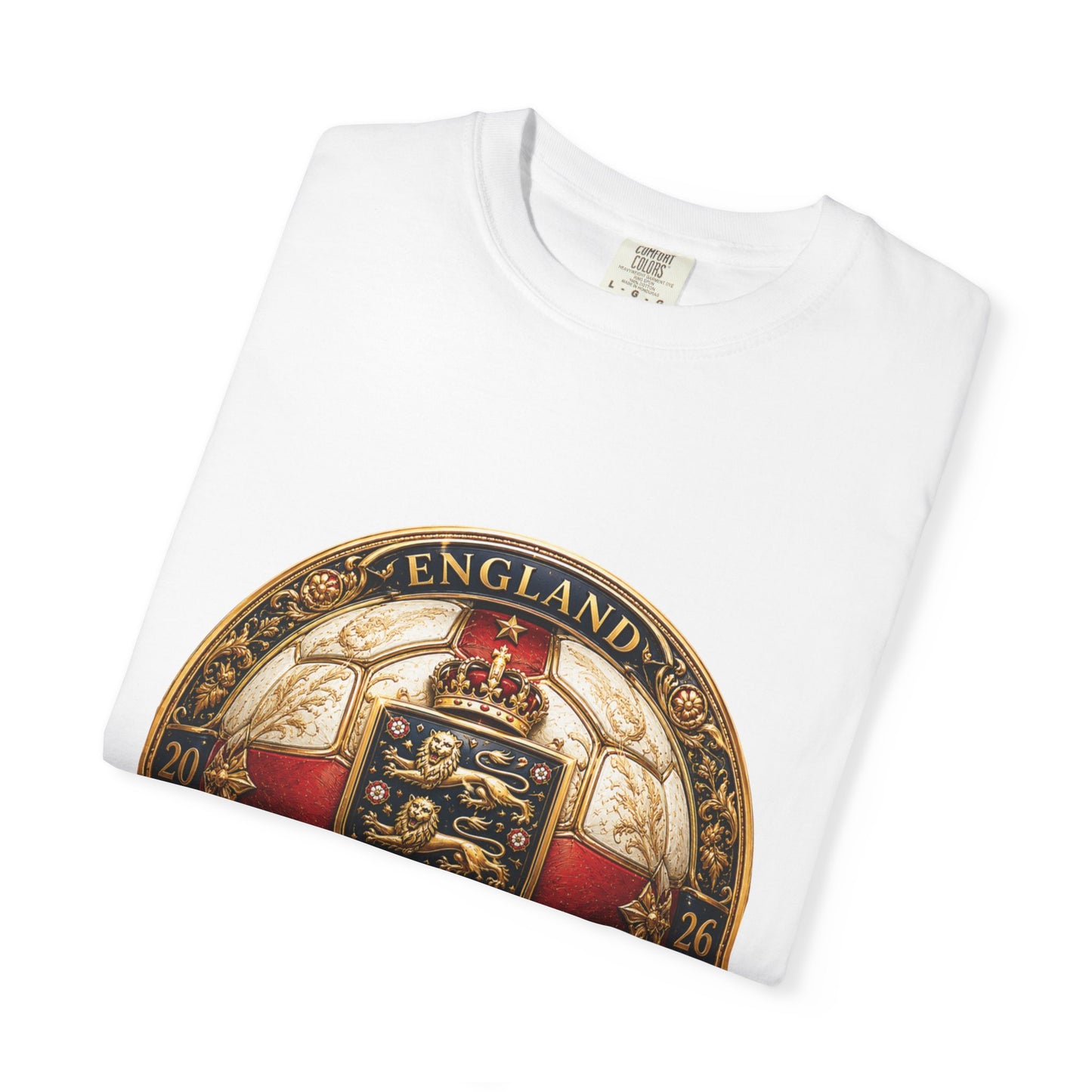 England Football World Cup 2026 Sovereign Shield Medallion | Premium Graphic Tee