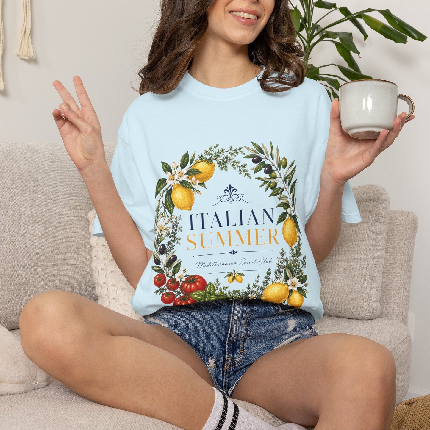Italian Summer – Mediterranean Social Club | Premium Graphic Tee