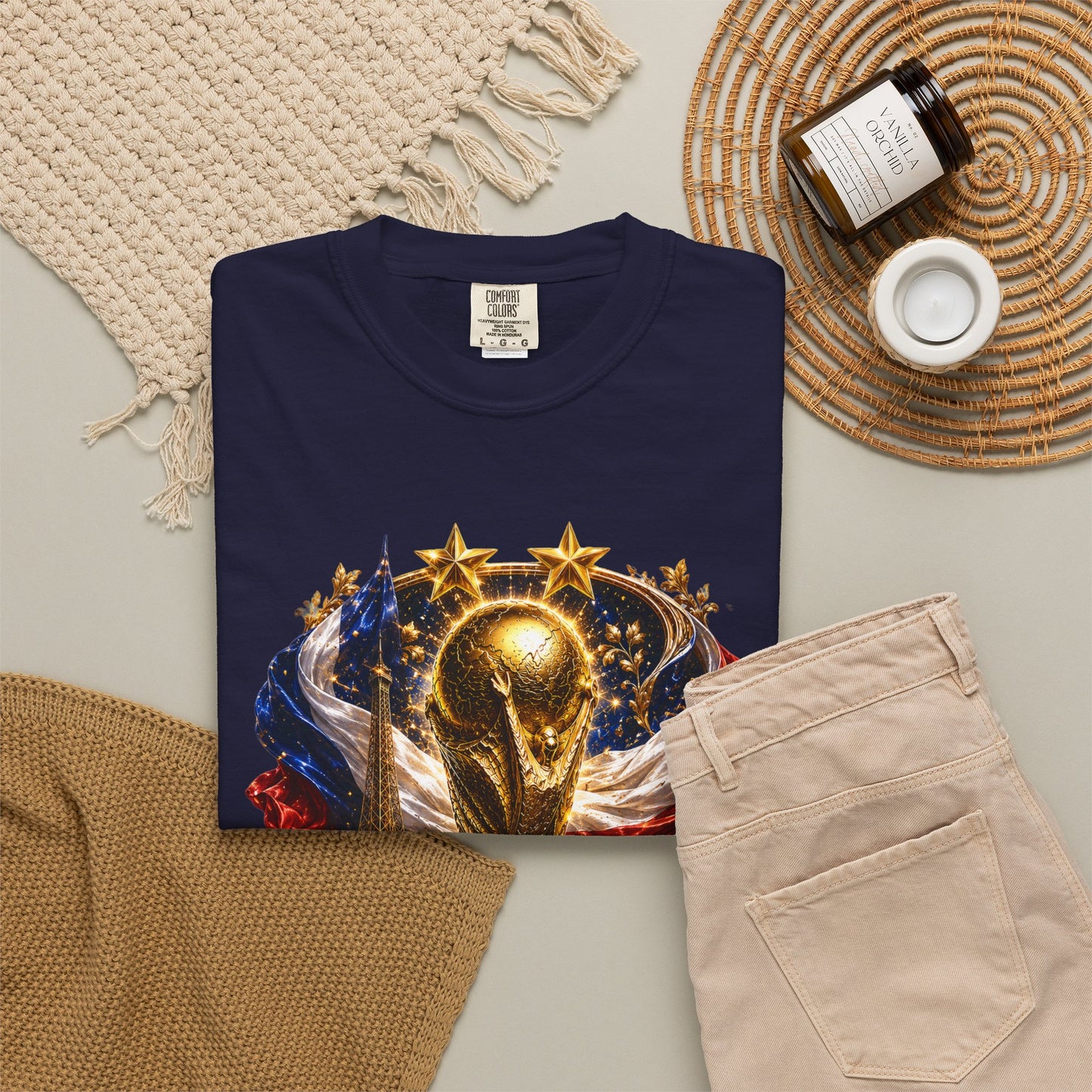 France World Cup 2026 Sovereign Trophy & Landmark Shield | Premium Graphic Tee