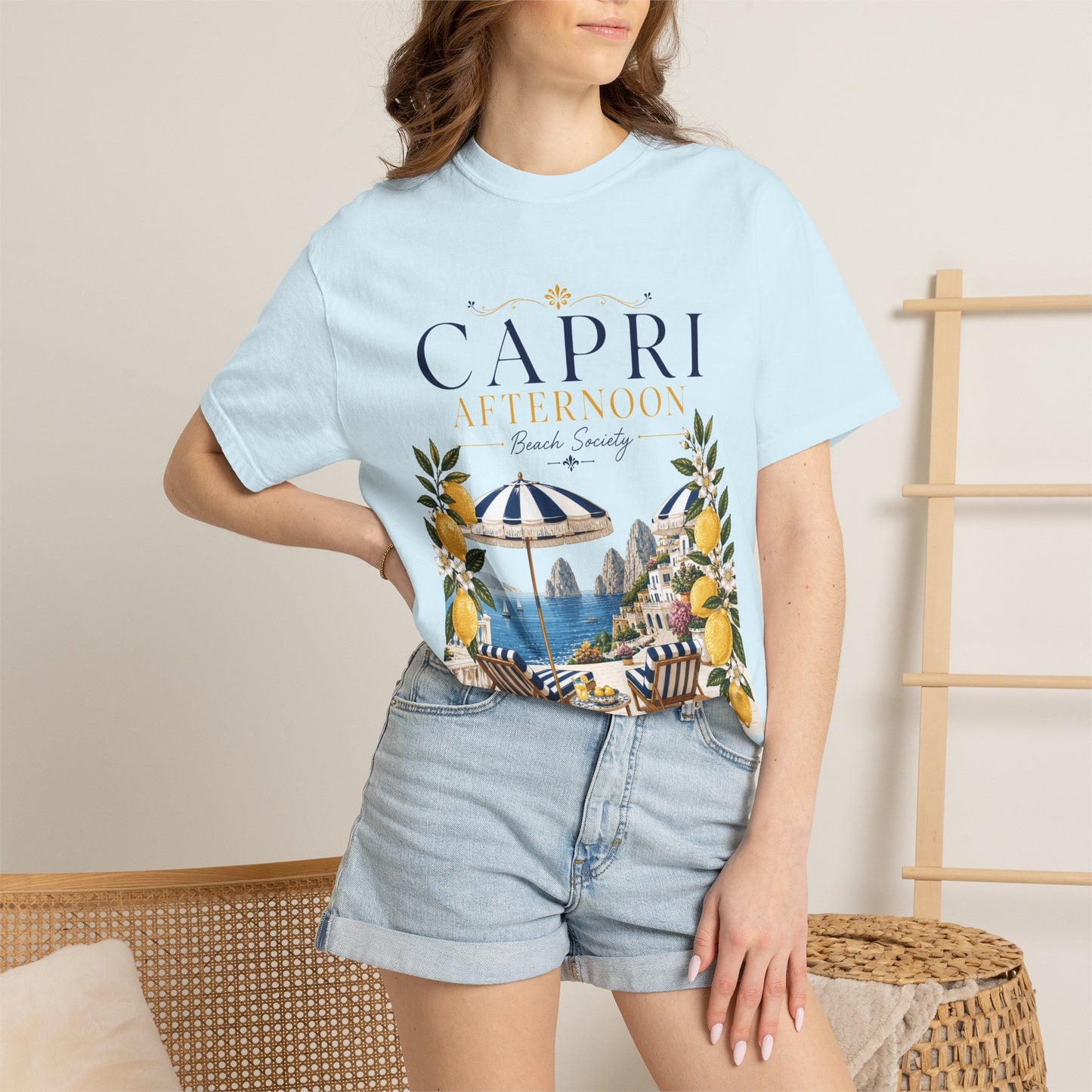 Capri Afternoon – Beach Society | Premium Graphic Tee