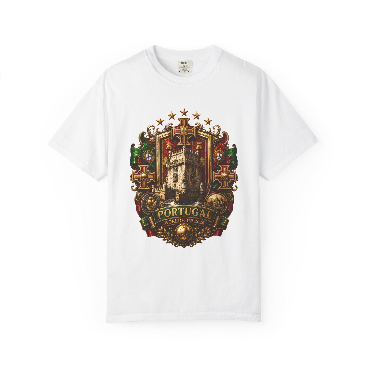 Portugal Football World Cup 2026 'Cidadela de Glória' Imperial Crest | Premium Graphic Tee