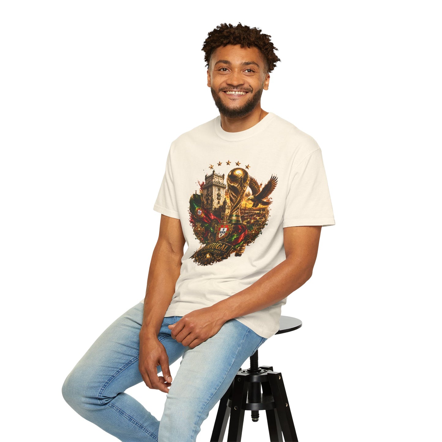 Portugal Football World Cup 2026 'Império de Glória' Epic Collage | Premium Graphic Tee