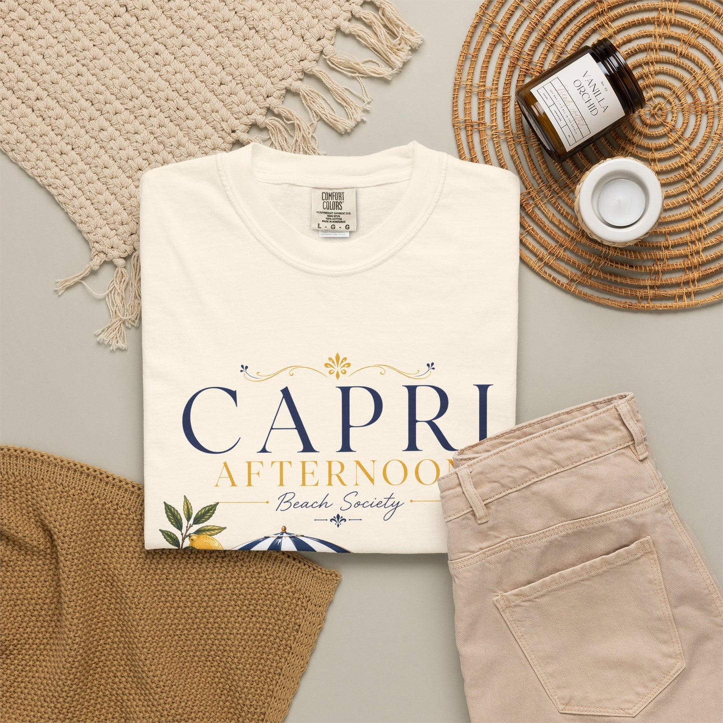 Capri Afternoon – Beach Society | Premium Graphic Tee