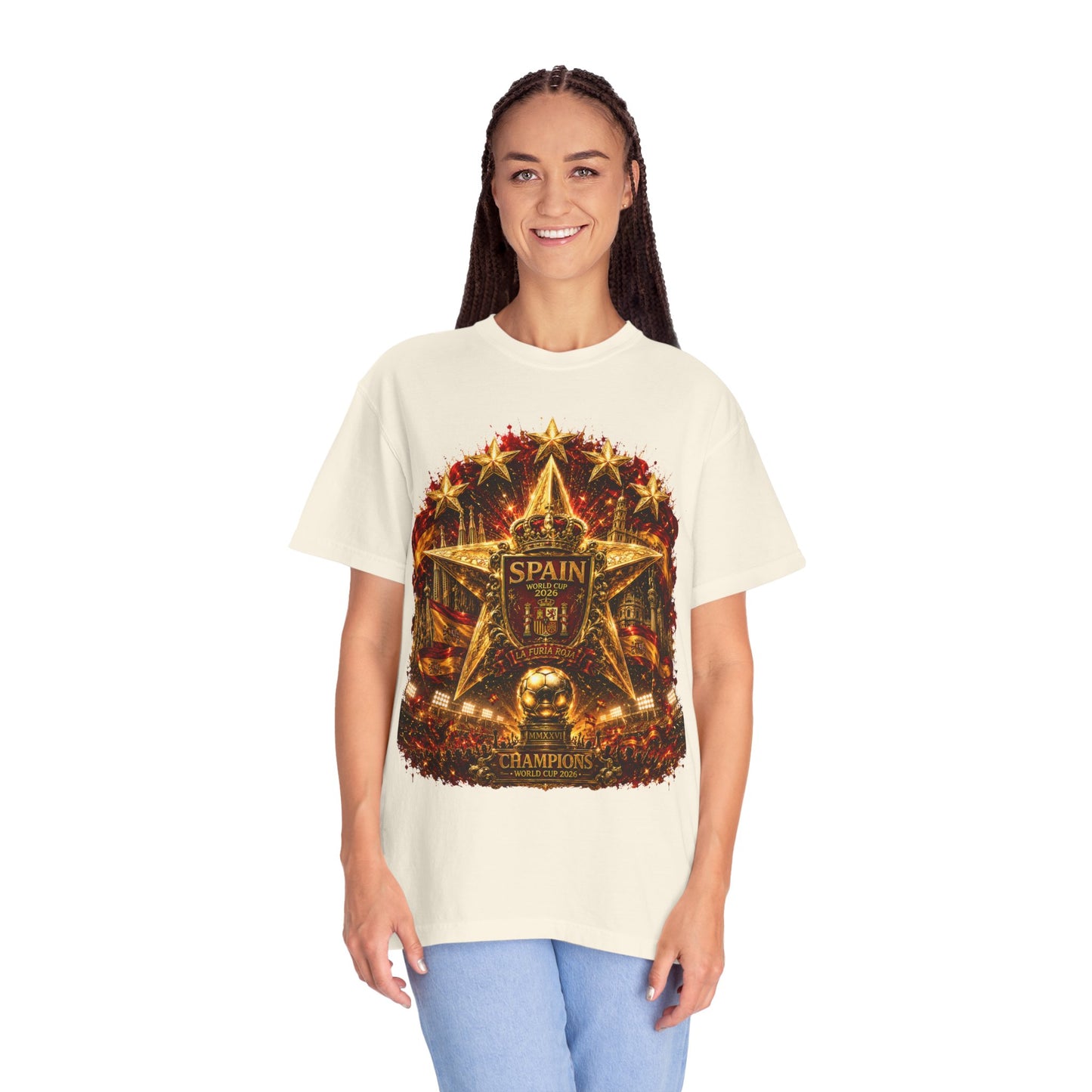 Spain Football World Cup 2026 'Estrella Sagrada' Epic Championship | Premium Graphic Tee