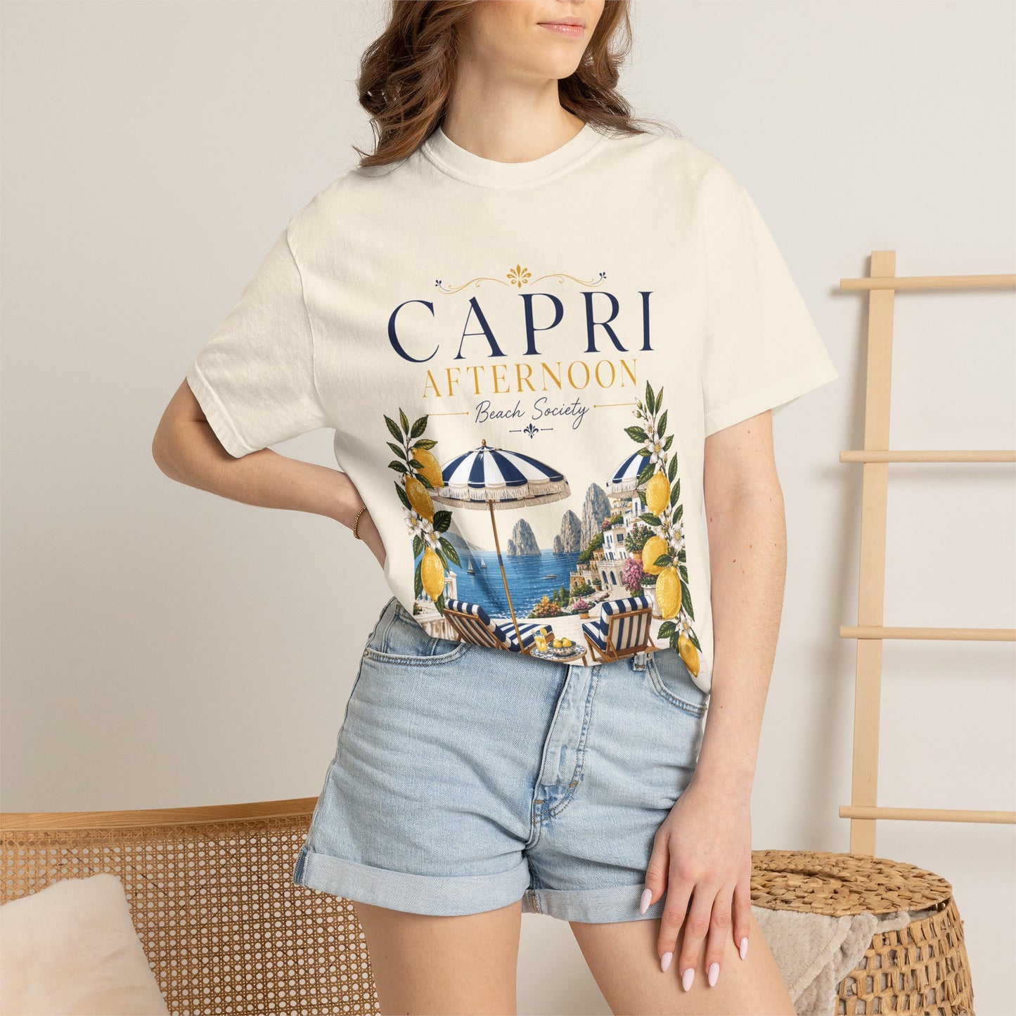 Capri Afternoon – Beach Society | Premium Graphic Tee