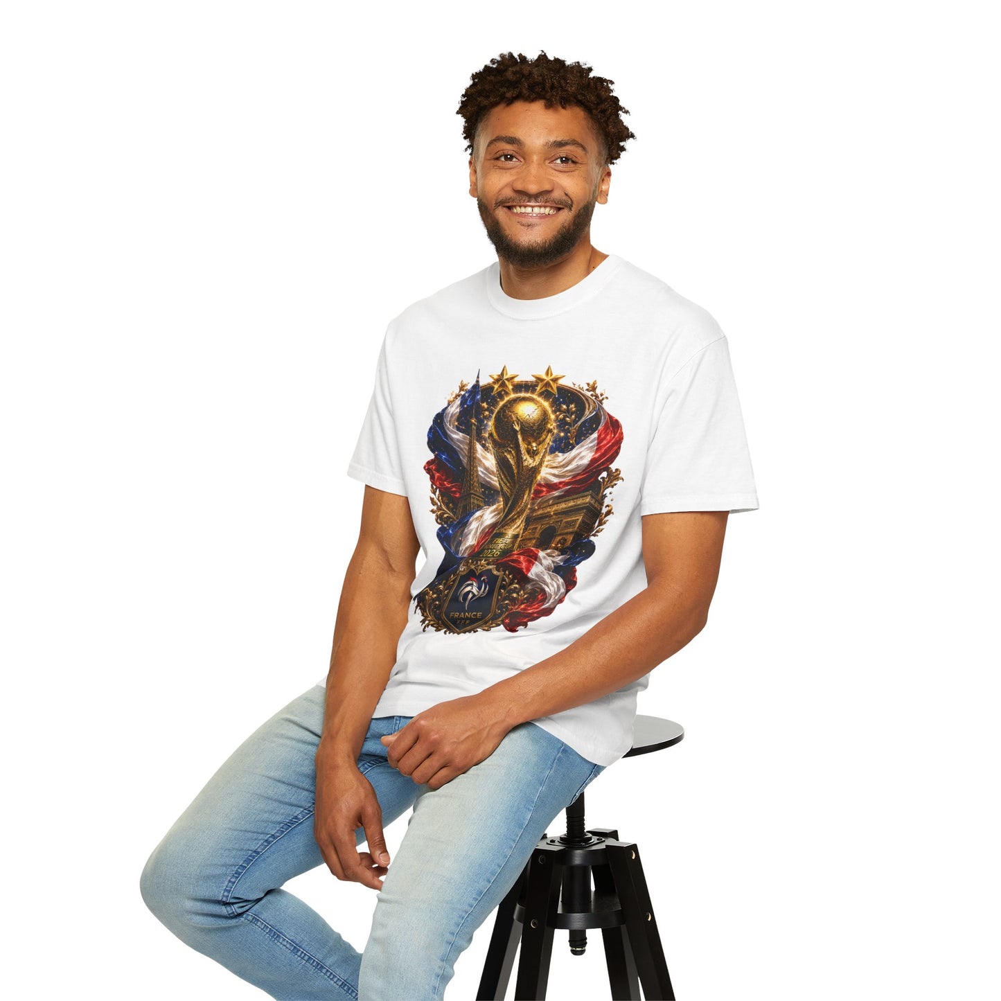 France World Cup 2026 Sovereign Trophy & Landmark Shield | Premium Graphic Tee