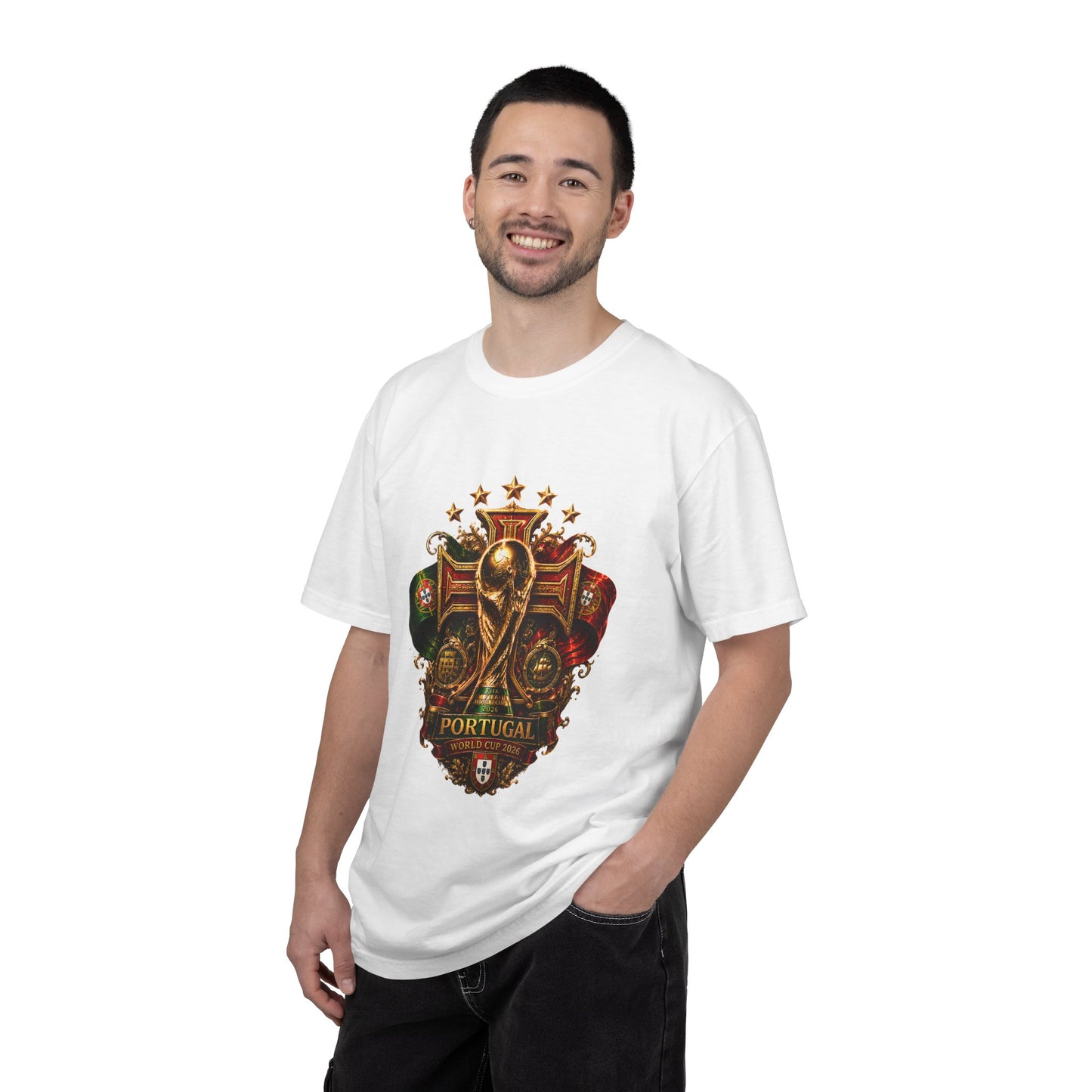 Portugal Football World Cup 2026 Sovereign Shield Crest – Imperial Glory | Premium Summer Tee