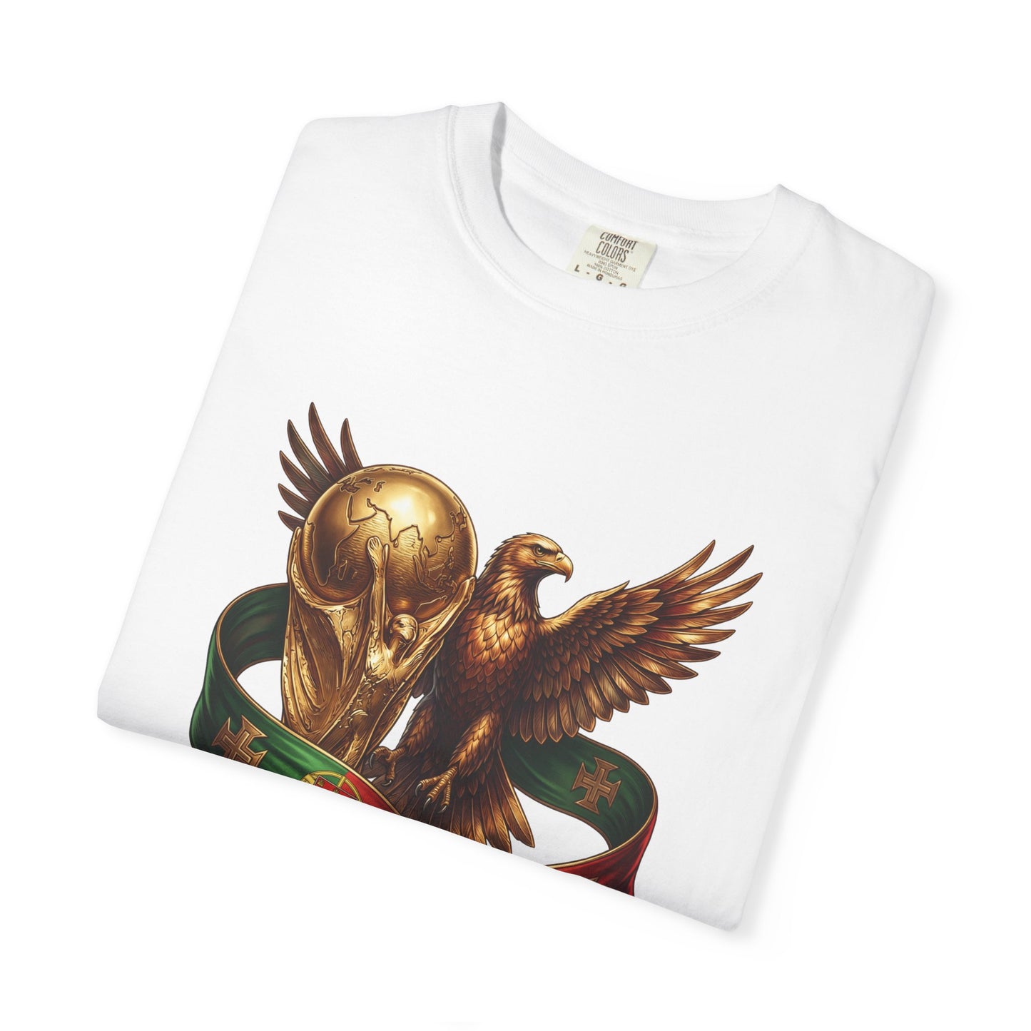 Portugal Football World Cup 2026 'Triumph of the Eagle' Trophy Graphic – Imperial Glory | Premium Summer Tee
