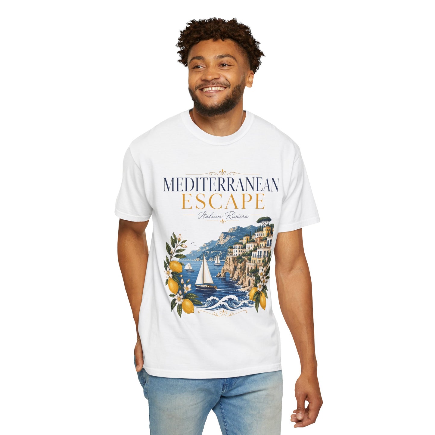 Mediterranean Escape – Italian Riviera | Premium Summer Tee
