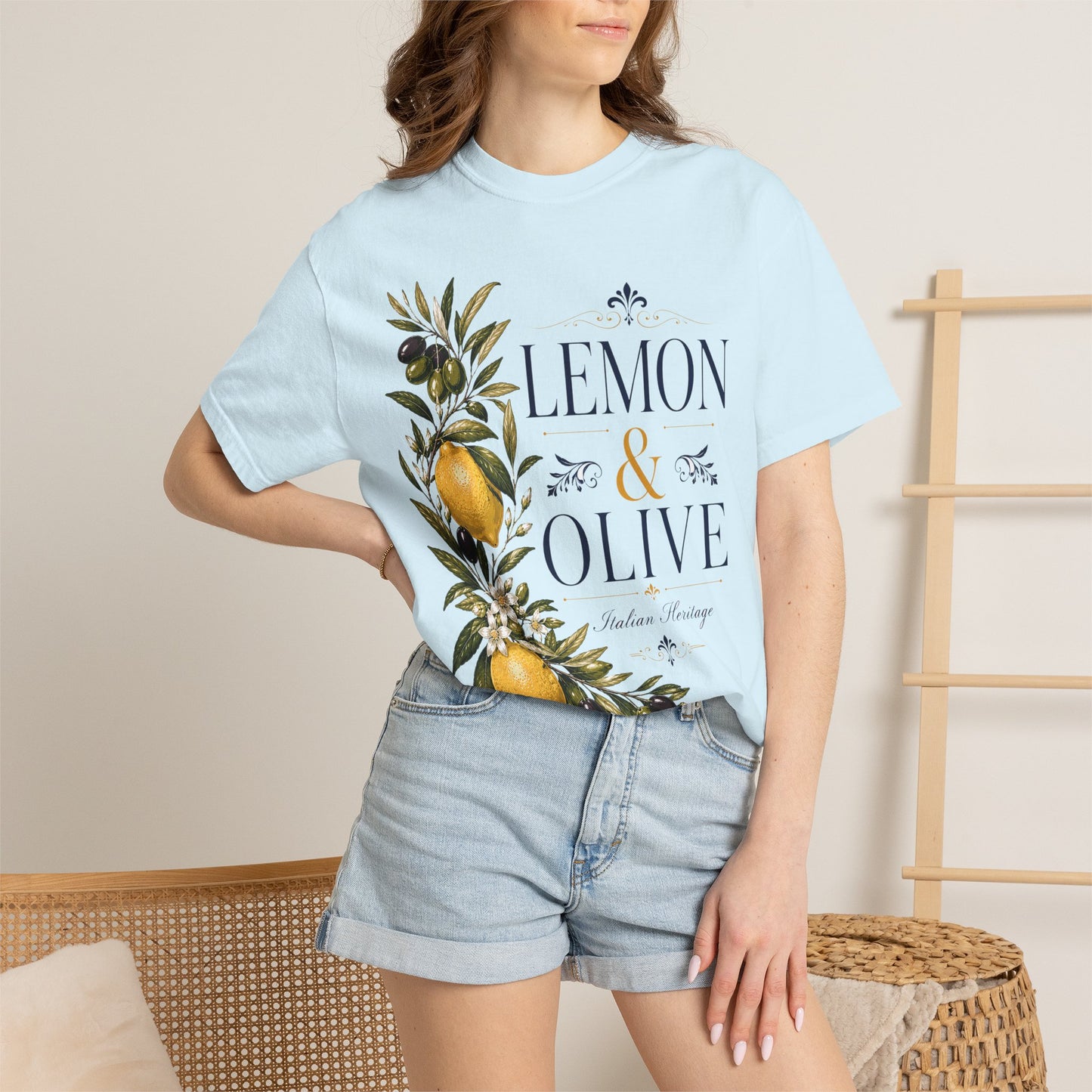 Lemon & Olive – Italian Heritage | Premium Graphic Tee